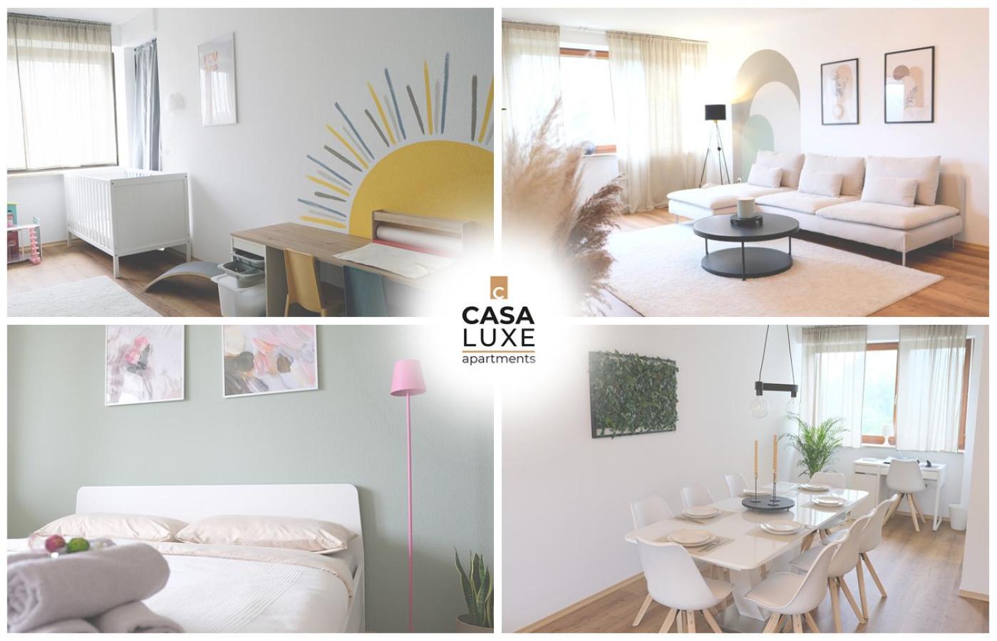 Casa Luxe - 120Qm - Zentral - Familienfreundlich - Parkplatz - 5Km Zum Legoland Apartment Guenzburg Exterior photo